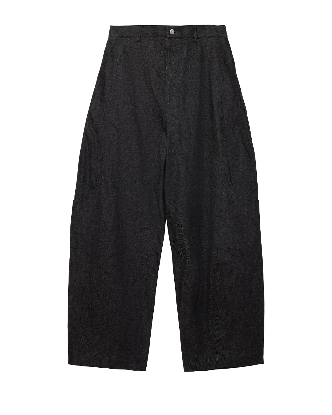Raw Black Denim Malay Trousers