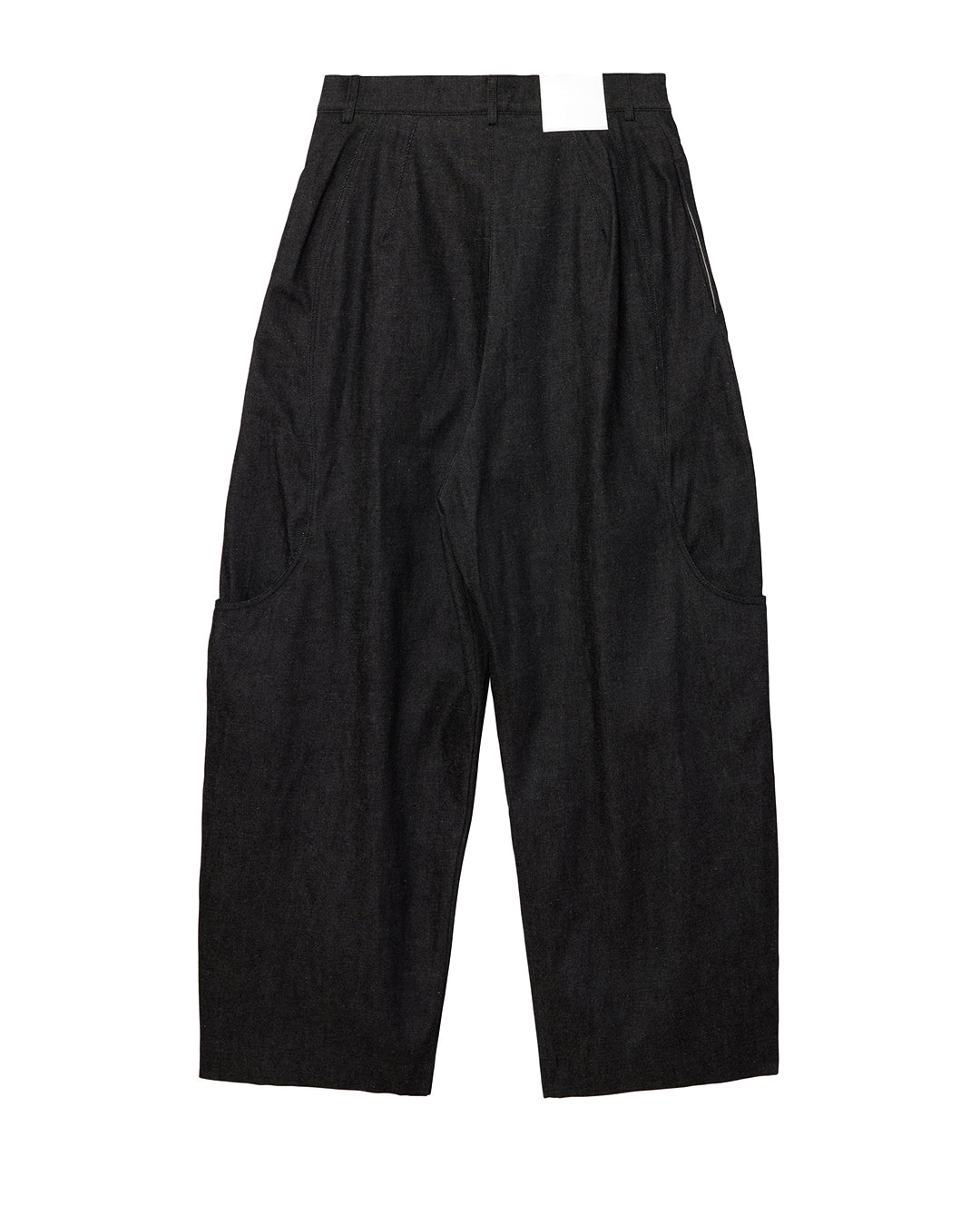 Raw Black Denim Malay Trousers