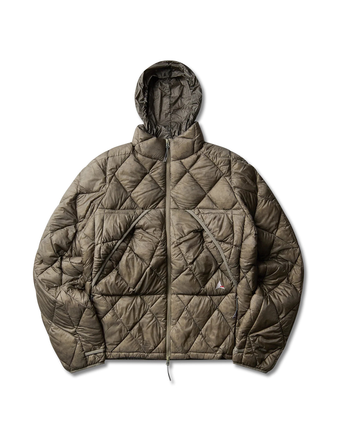 Sage Green Nuna 800 Fill Power Hooded Down Jacket