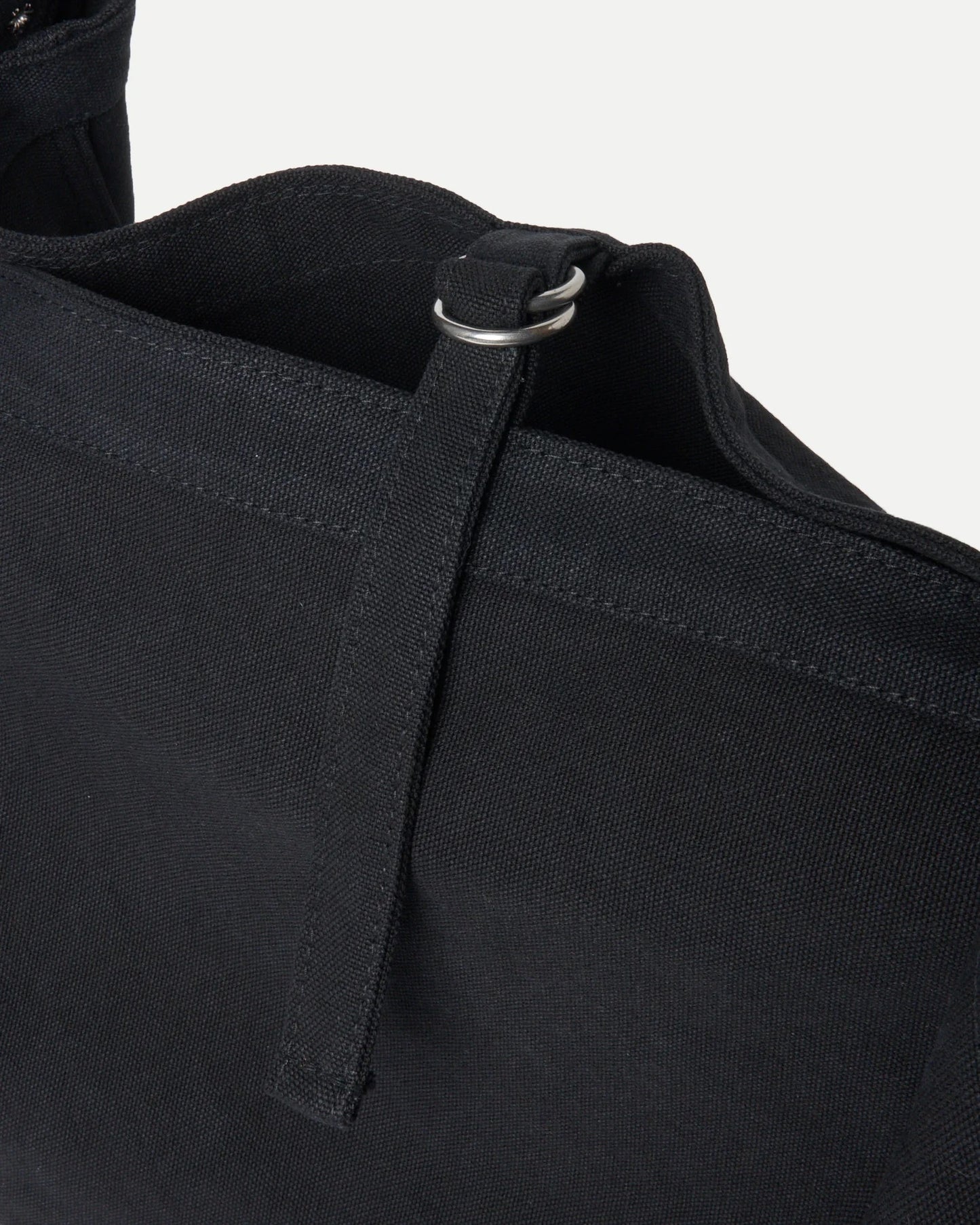 Black Cotton Lot.004 Newsboy Bag