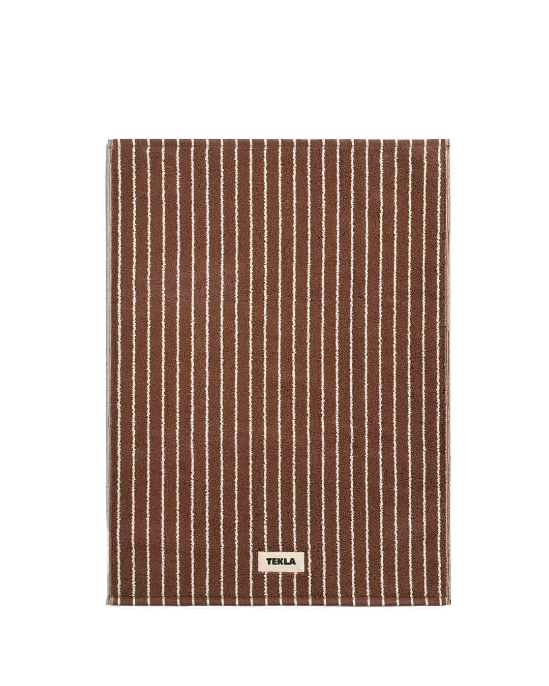 Rust Stripes Terry Bath Mat