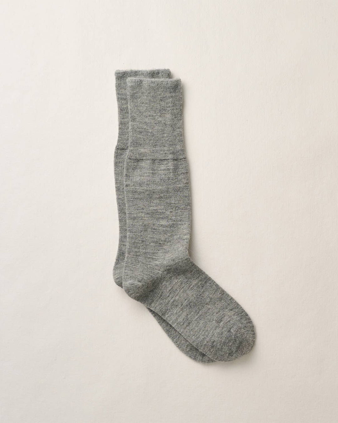 Grey Baby Alpaca Fine Gauge Socks