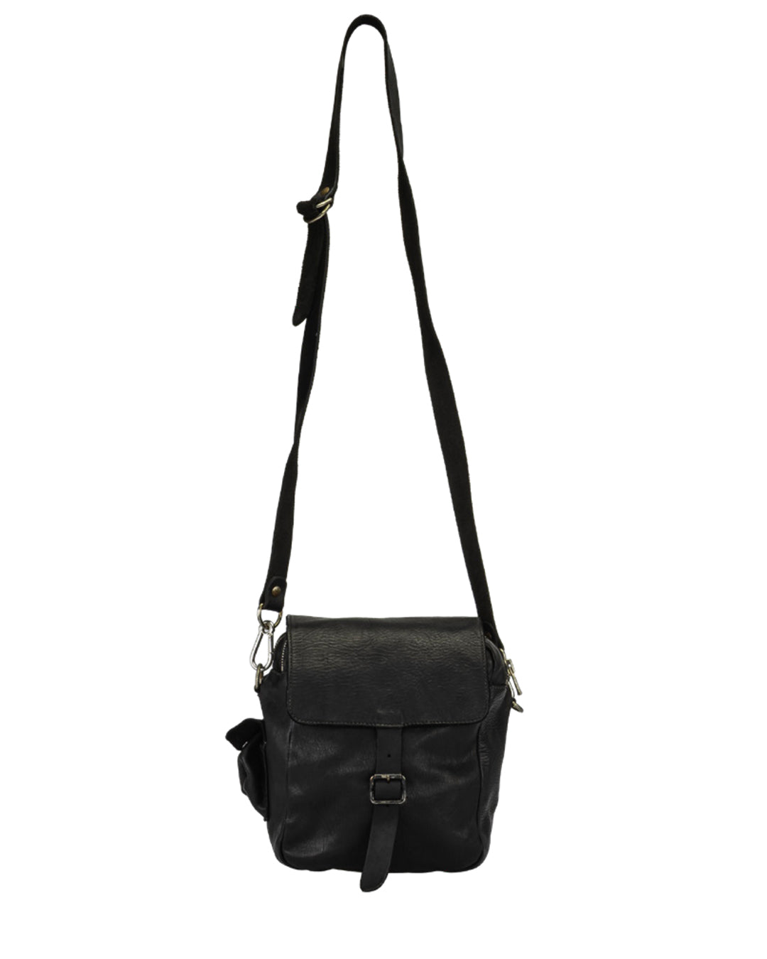 Black Horse Leather BR03 Zipped Bag