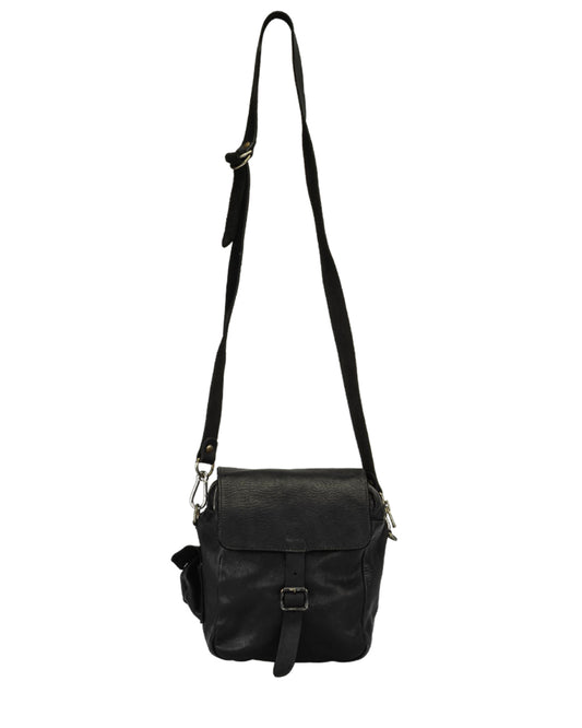 Black Horse Leather BR03 Zipped Bag