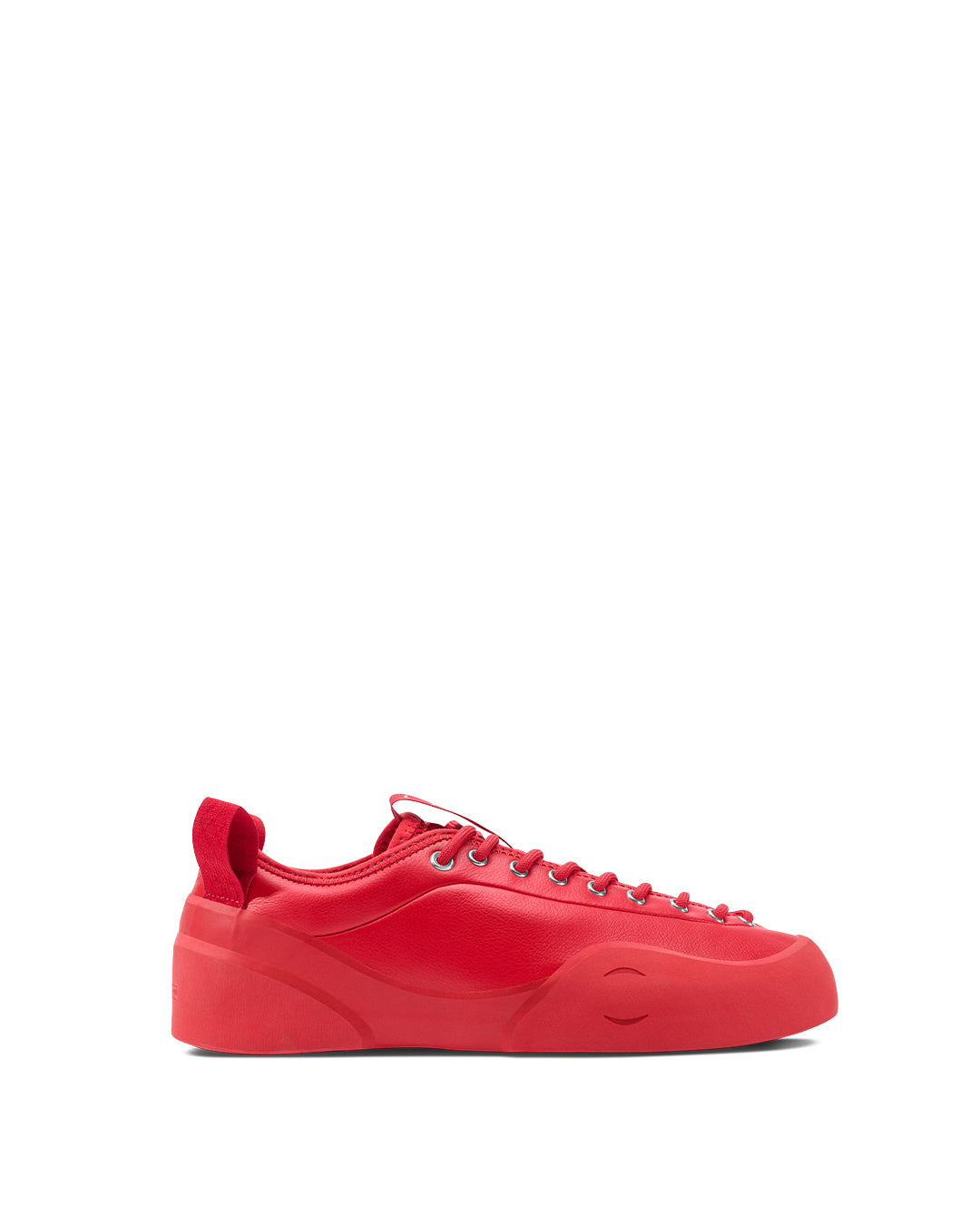Red LTR Full Grain Leather 1PM Sneakers