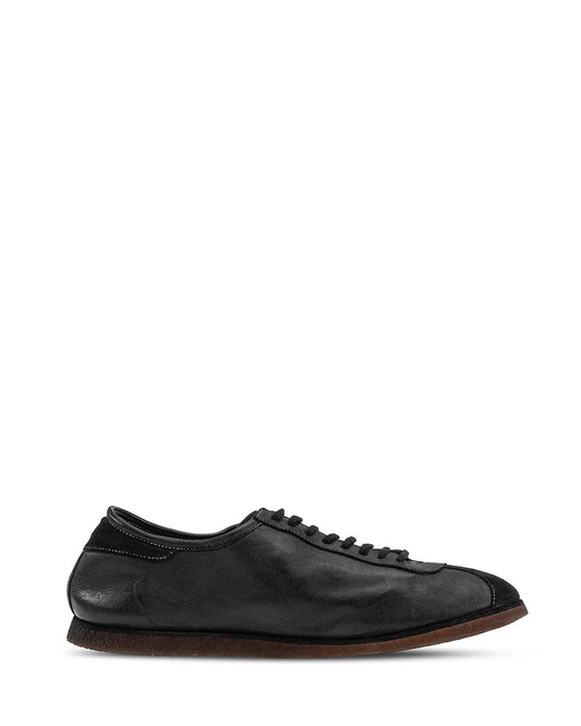 Black Kangaroo Leather RN01P Sneakers