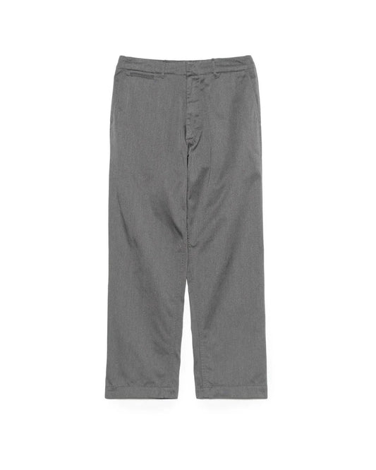 Heather Gray Wide Chino Pants