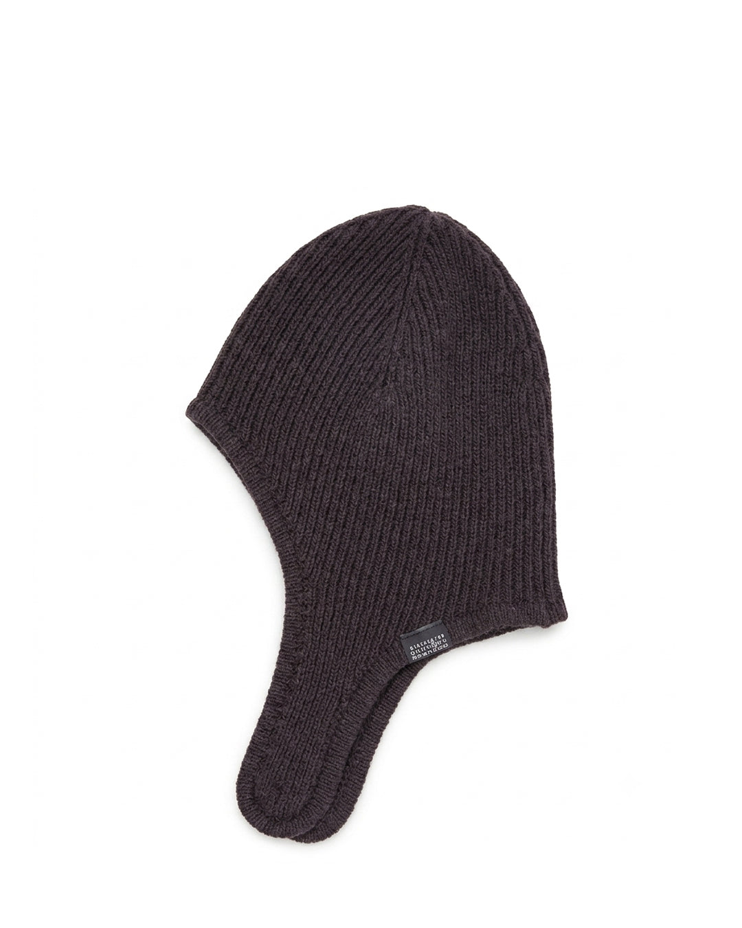 Grey Rib Wool Beanie