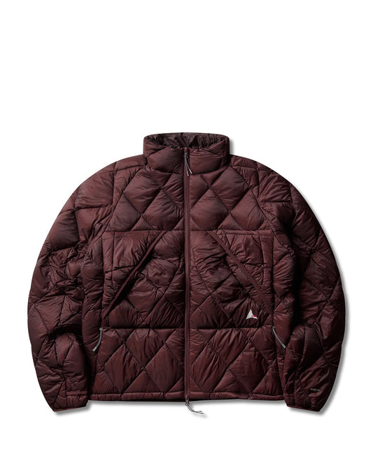 Burgundy Nuna 800 Fill Power Hooded Down Jacket