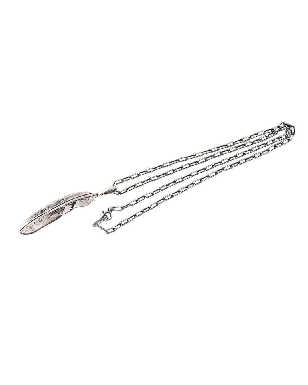 25¢ Liberty Feather Pendant Necklace