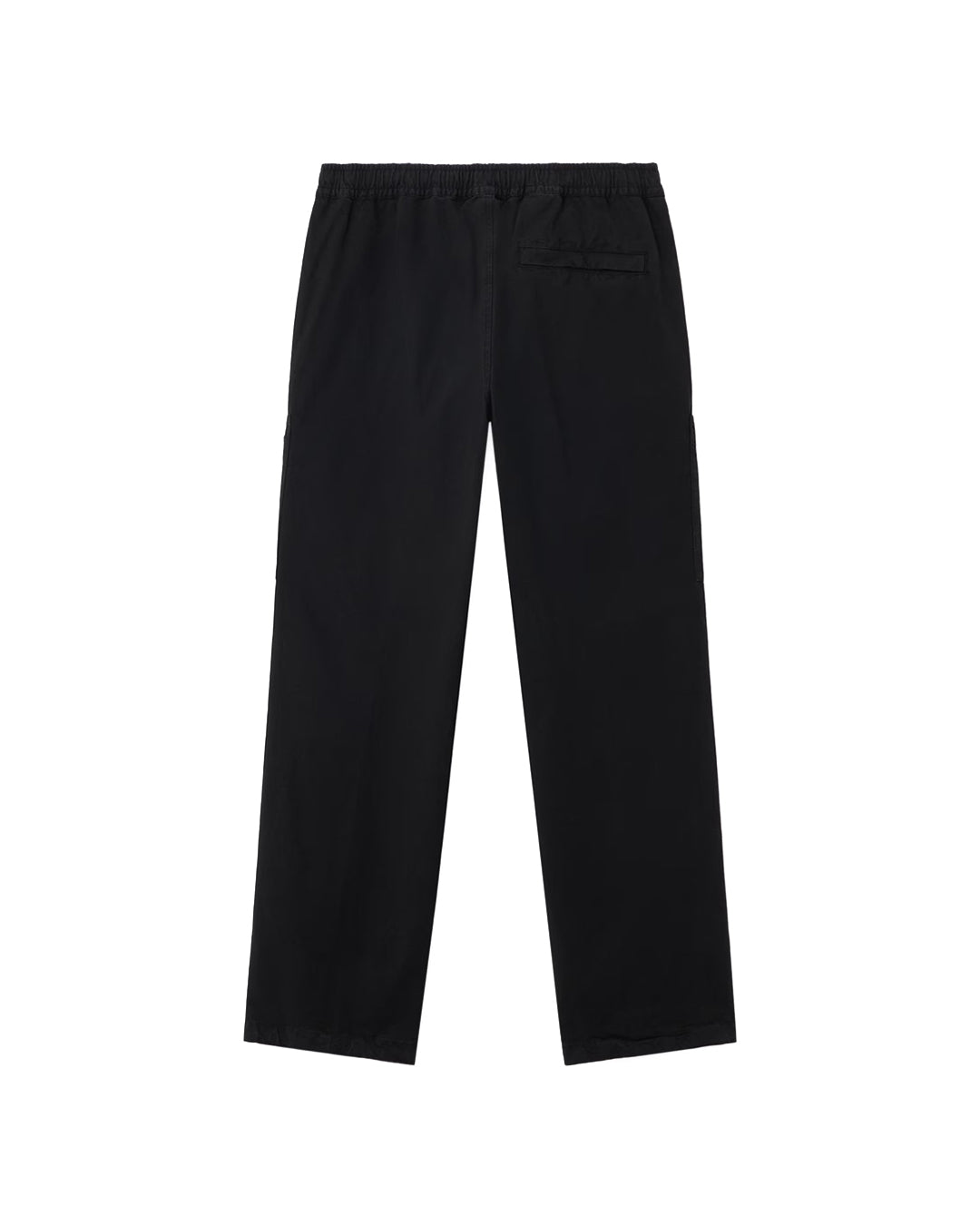 Black Cotton Ripstop Cargo Pants