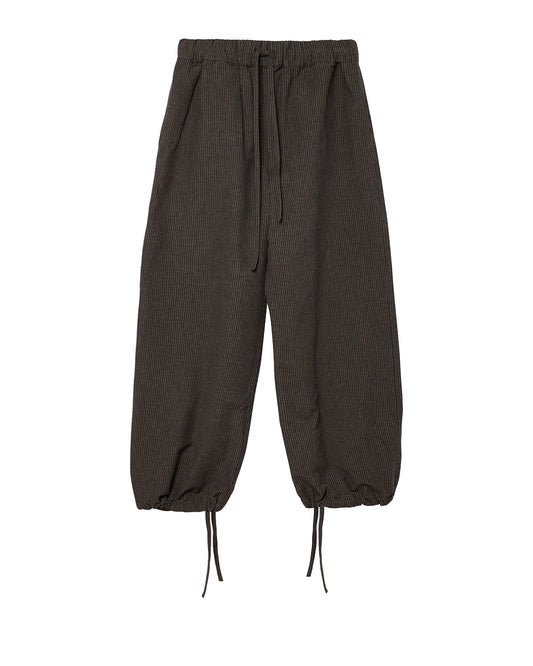 Brown/Navy Stripe Cotton Wool Seersucker Siesta Trousers