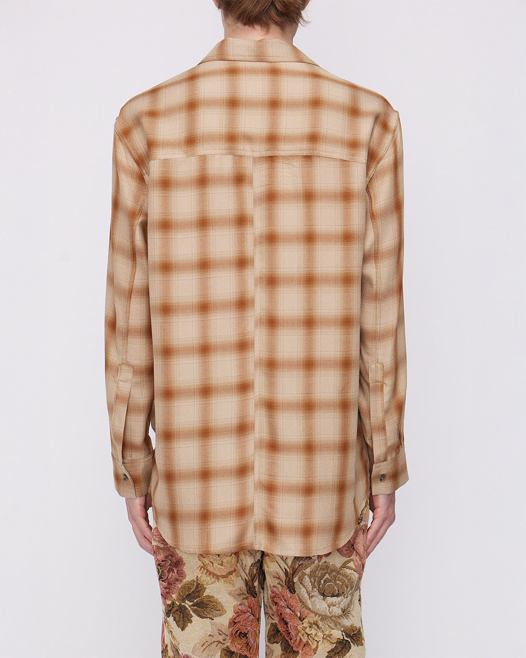 Camel L/S Oversized Shirt