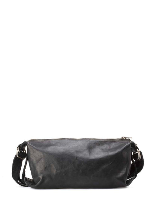 Black Horse Leather Q150 Small Crossbody Bag