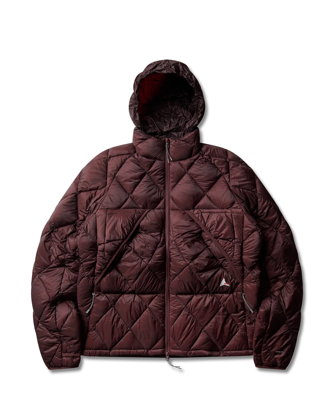 Burgundy Nuna 800 Fill Power Hooded Down Jacket