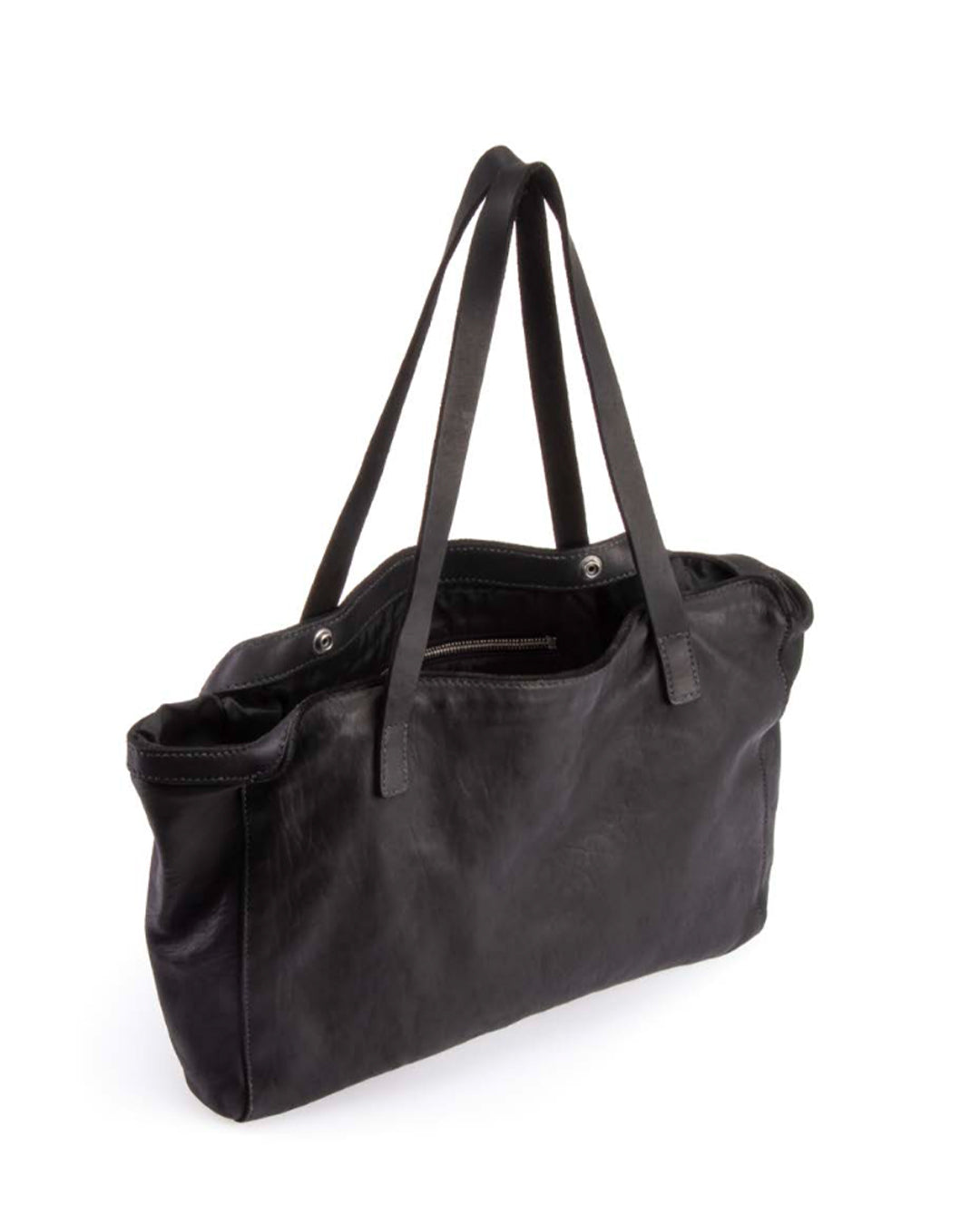 Black Horse Leather RT01 Handle Bag