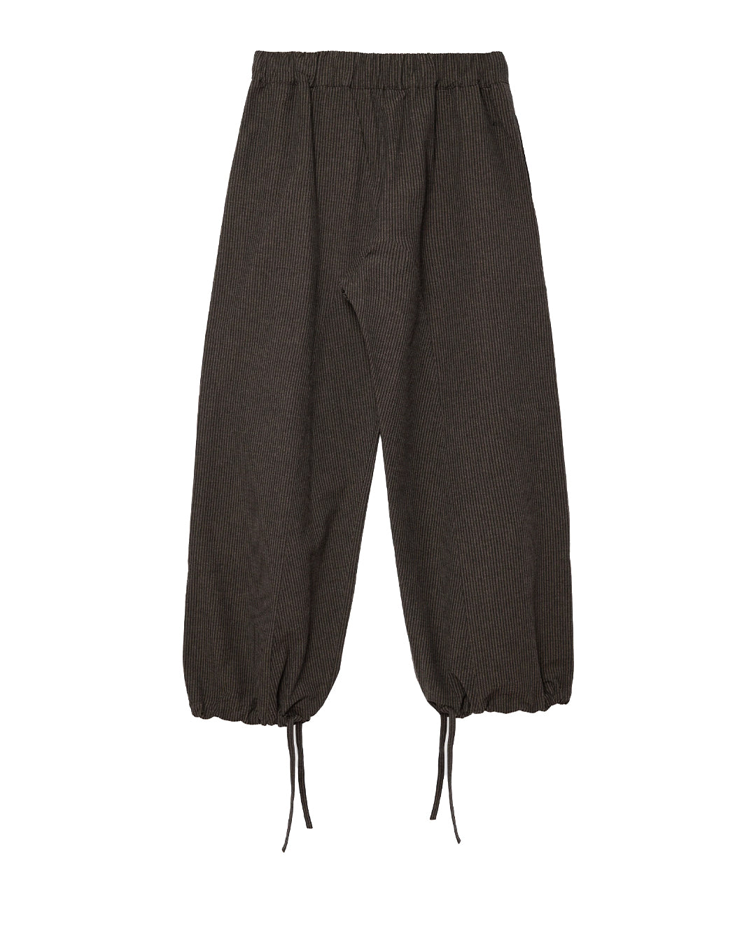 Brown/Navy Stripe Cotton Wool Seersucker Siesta Trousers