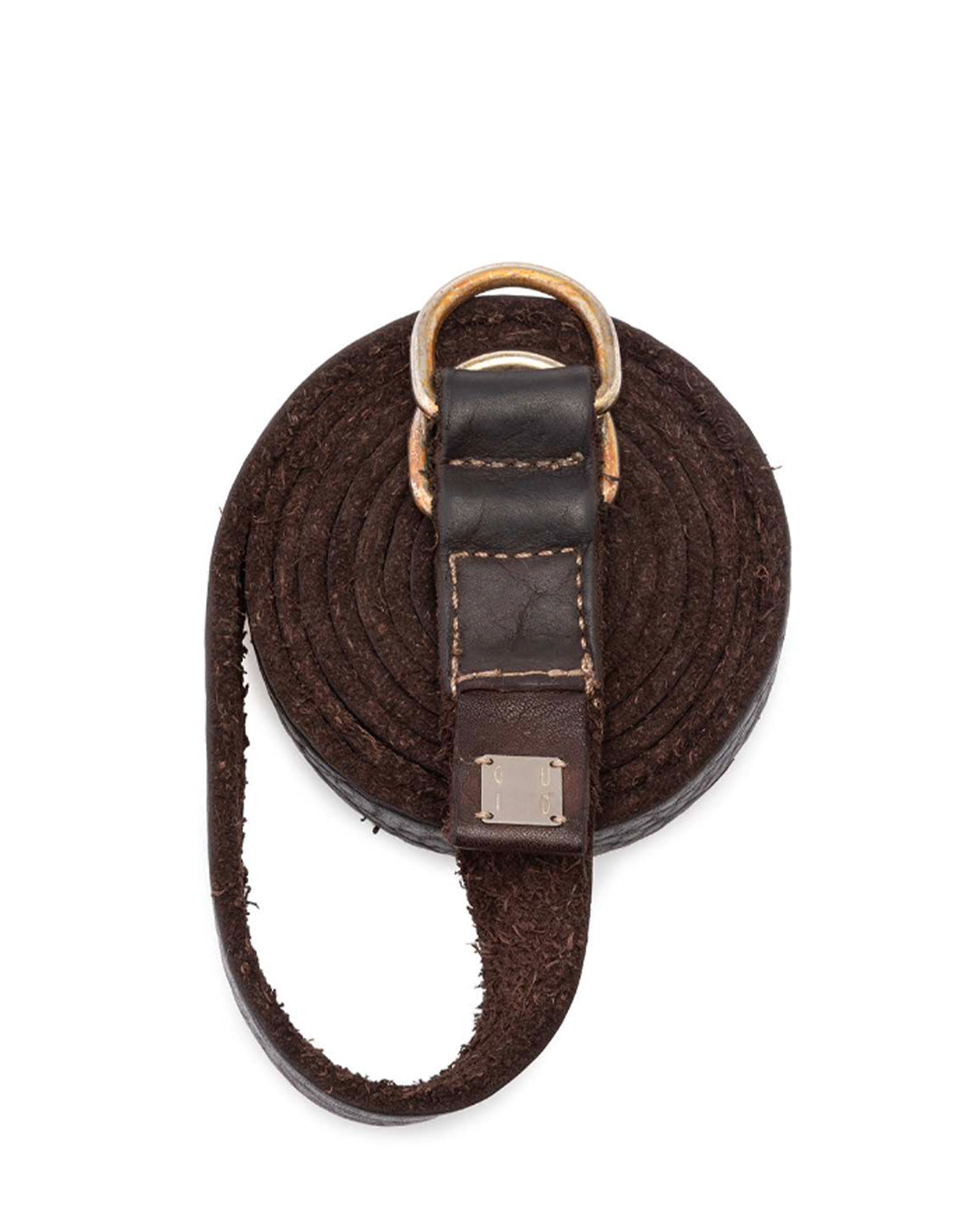 Dark Brown Bison Leather BLT17 Belt