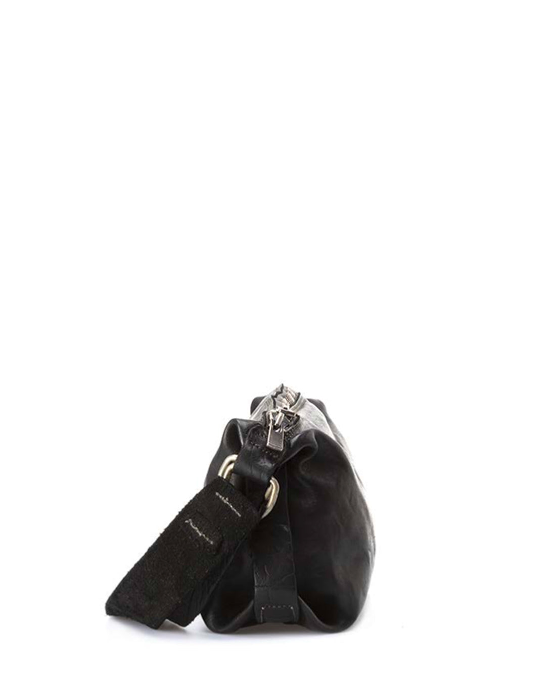 Black Horse Leather Q150 Small Crossbody Bag