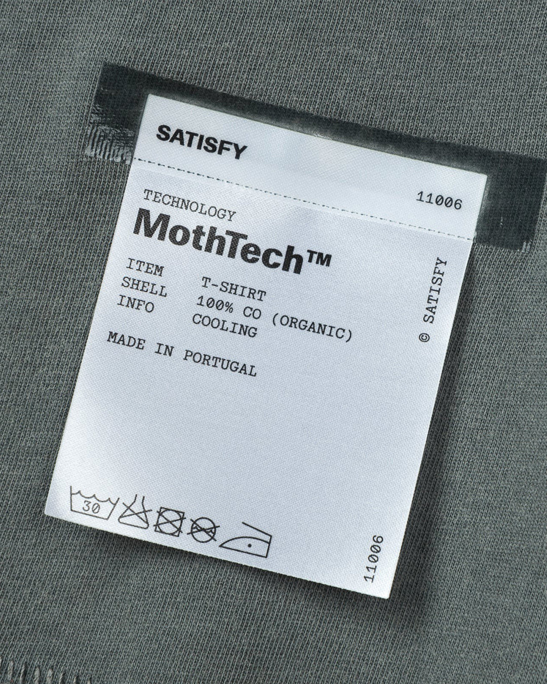 Faded Black MothTech T-Shirt