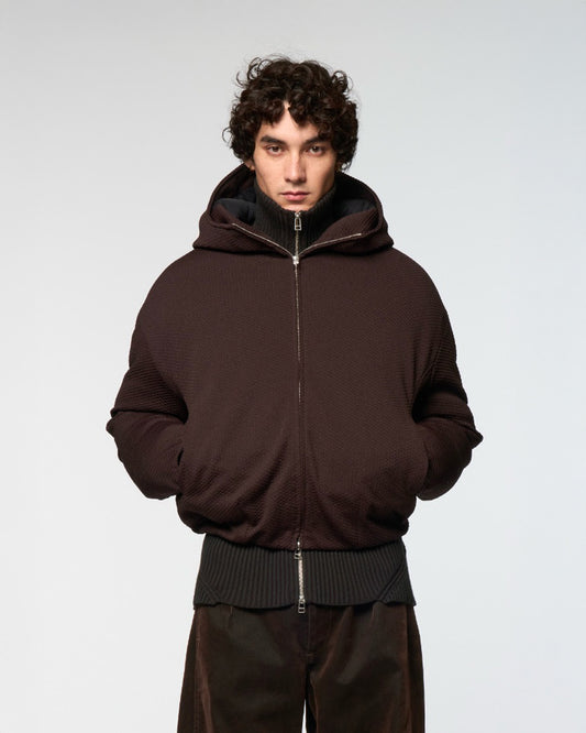 Burgundy Puffer Bud Parka