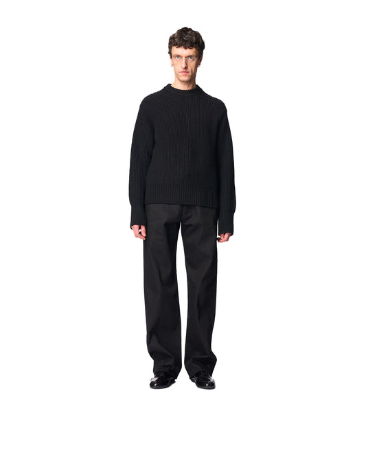 Black Wool Rem Sweater