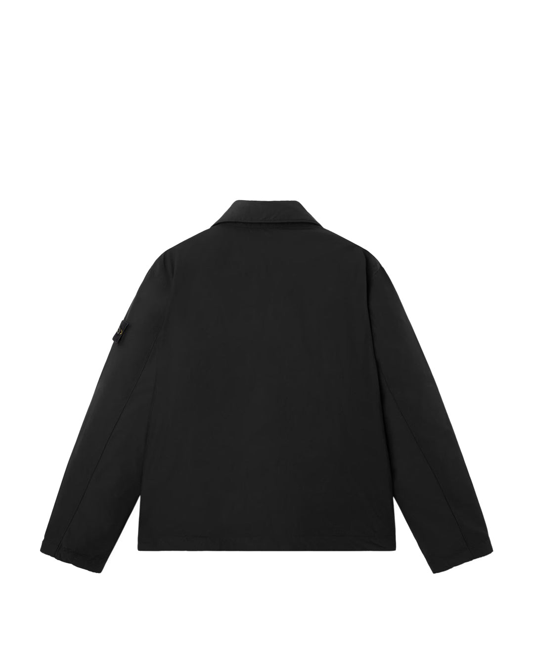 Black Micro Reps Down Coach Jacket