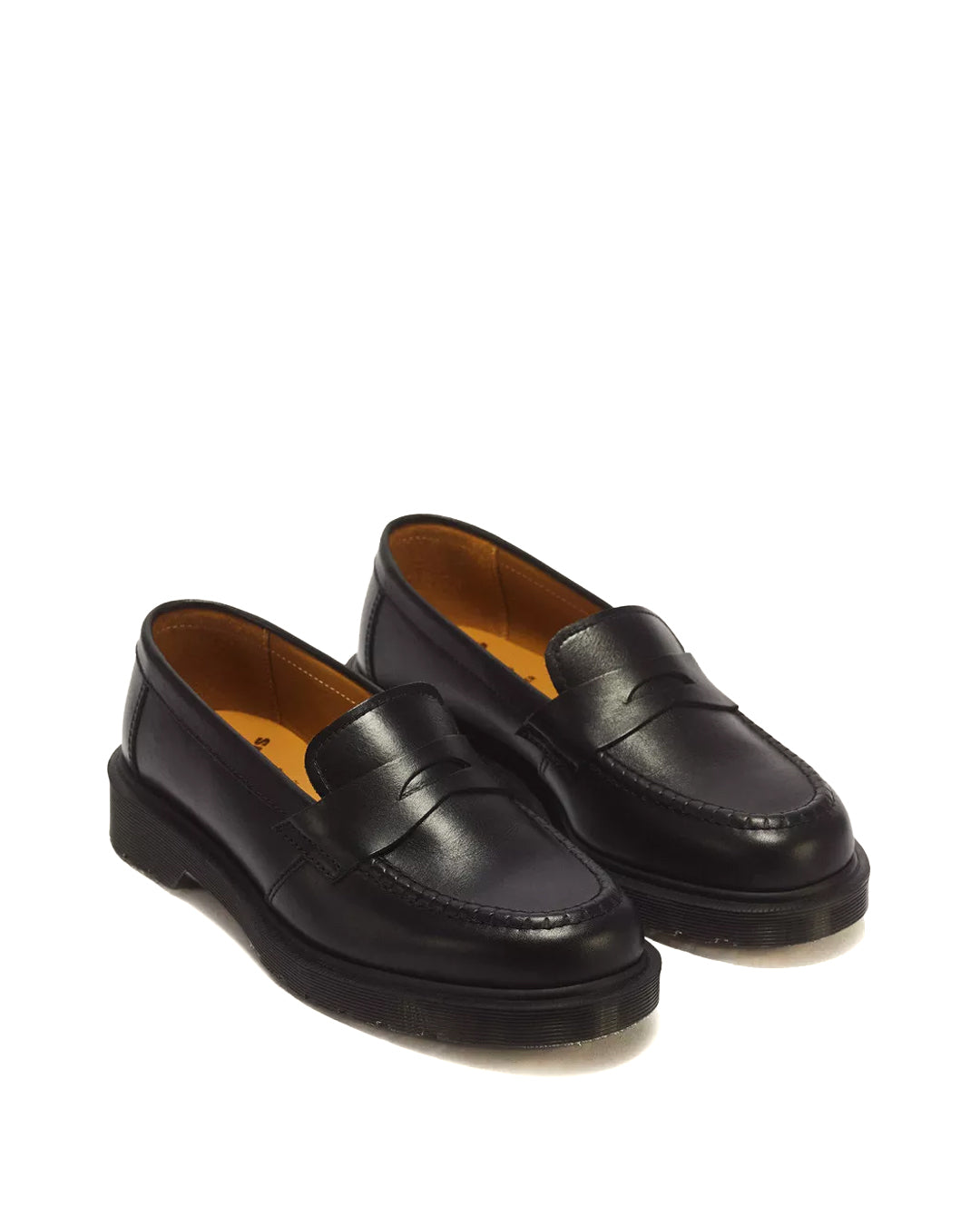 Black Calf Leather Delapre Penny Loafer