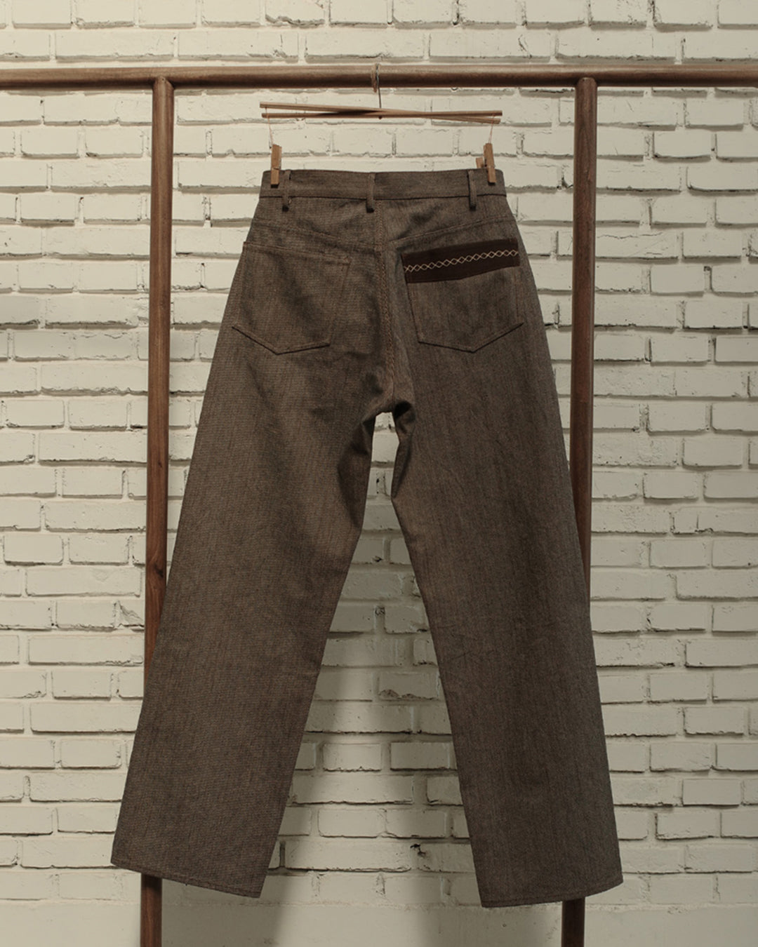 Persimmon Back Denim 5 Pocket Pant