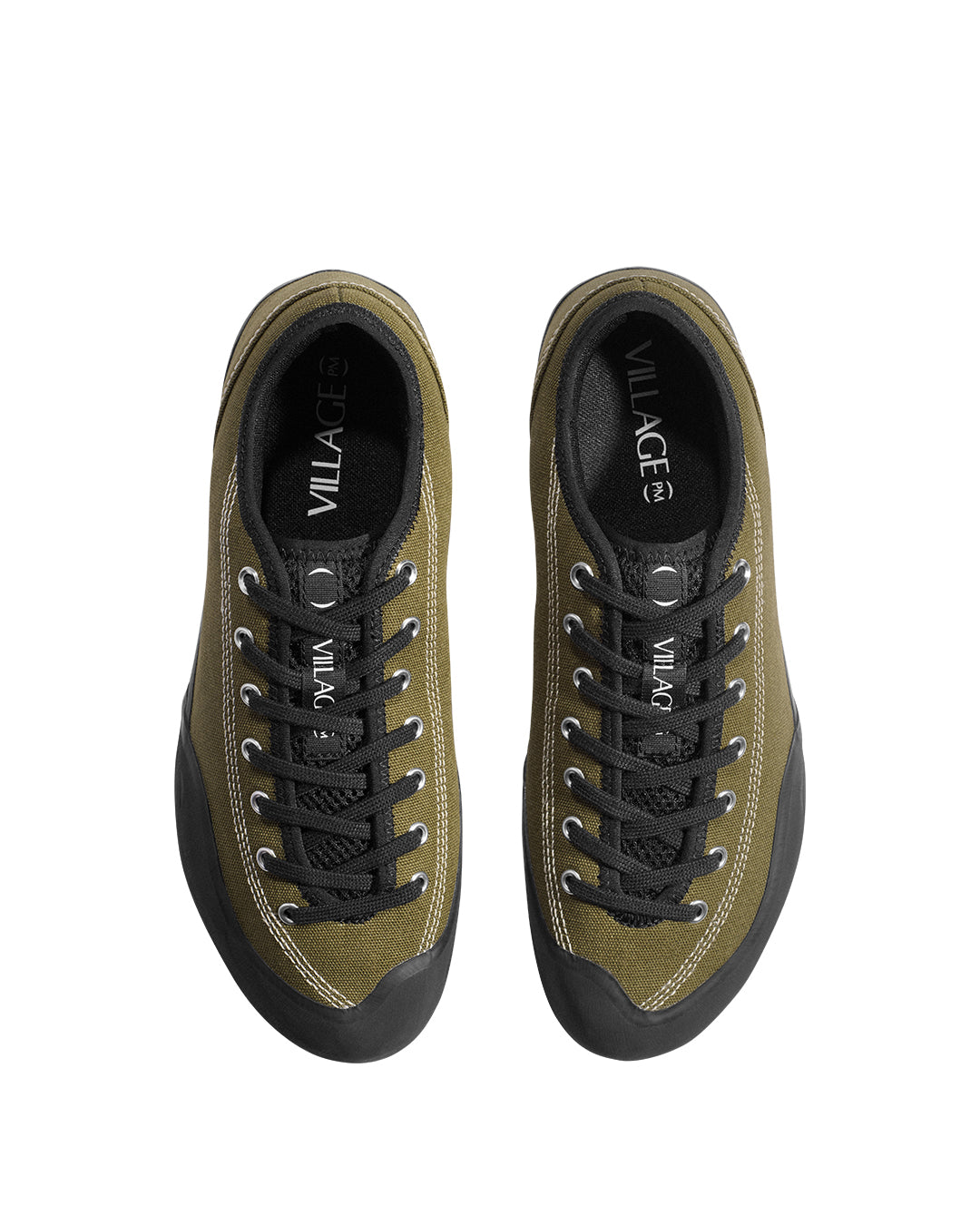 Olive/Natural Black Canvas 1.30PM Sneakers
