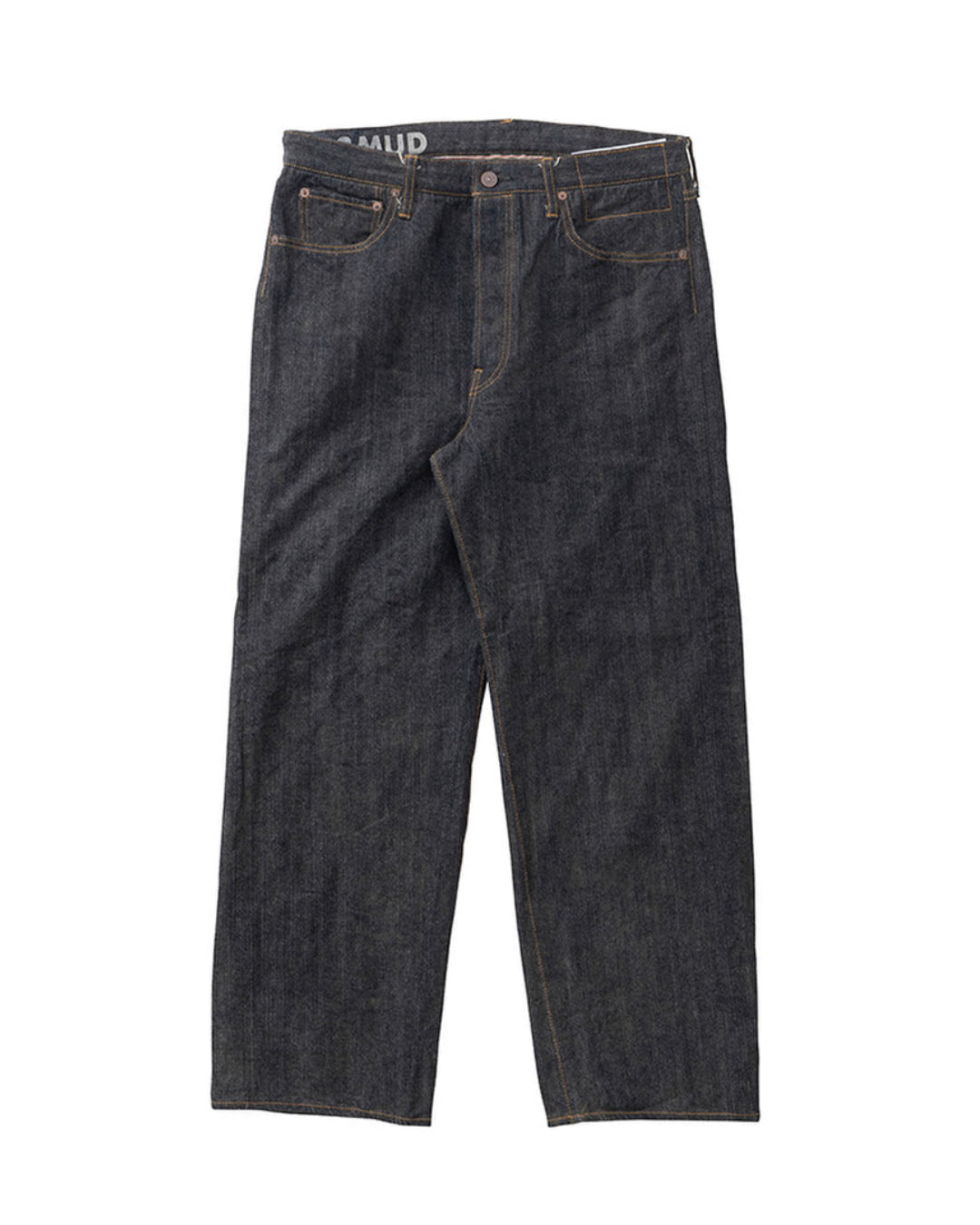 Indigo Social Sculpture 01 Wide Mud OD Denim Pants