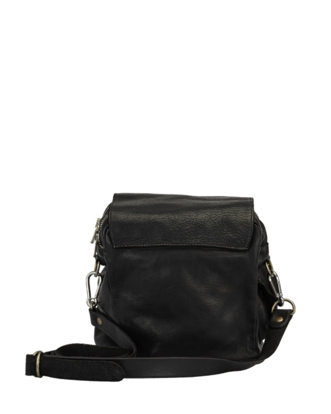 Black Horse Leather BR03 Zipped Bag