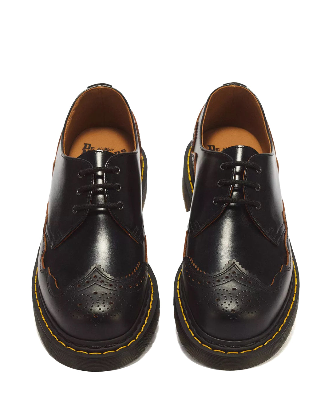 Black Analine Vintage Smooth Leather 1461 RI shoes