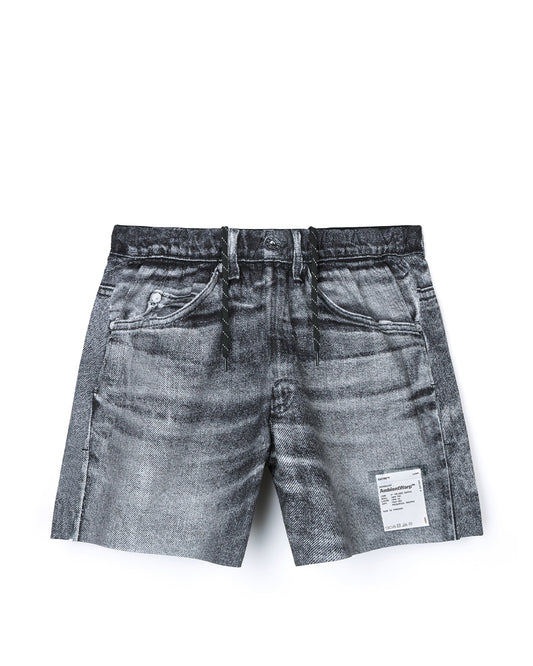 Black Denim AmbientWarp 5" Unlined Shorts
