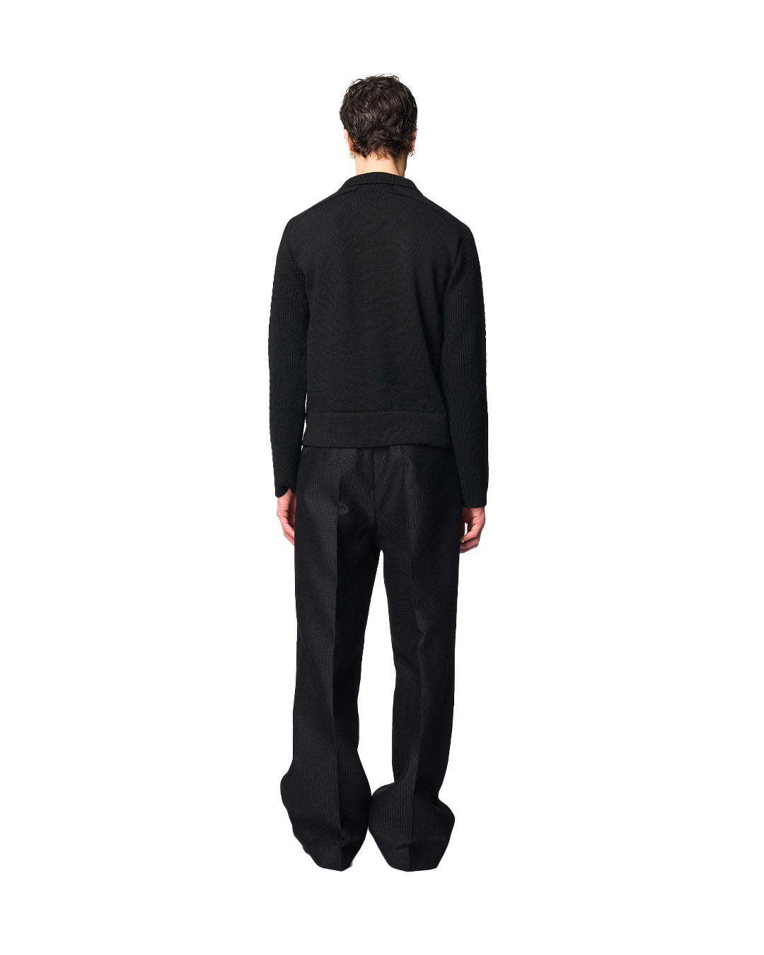 Black Wool Turrell Cardigan