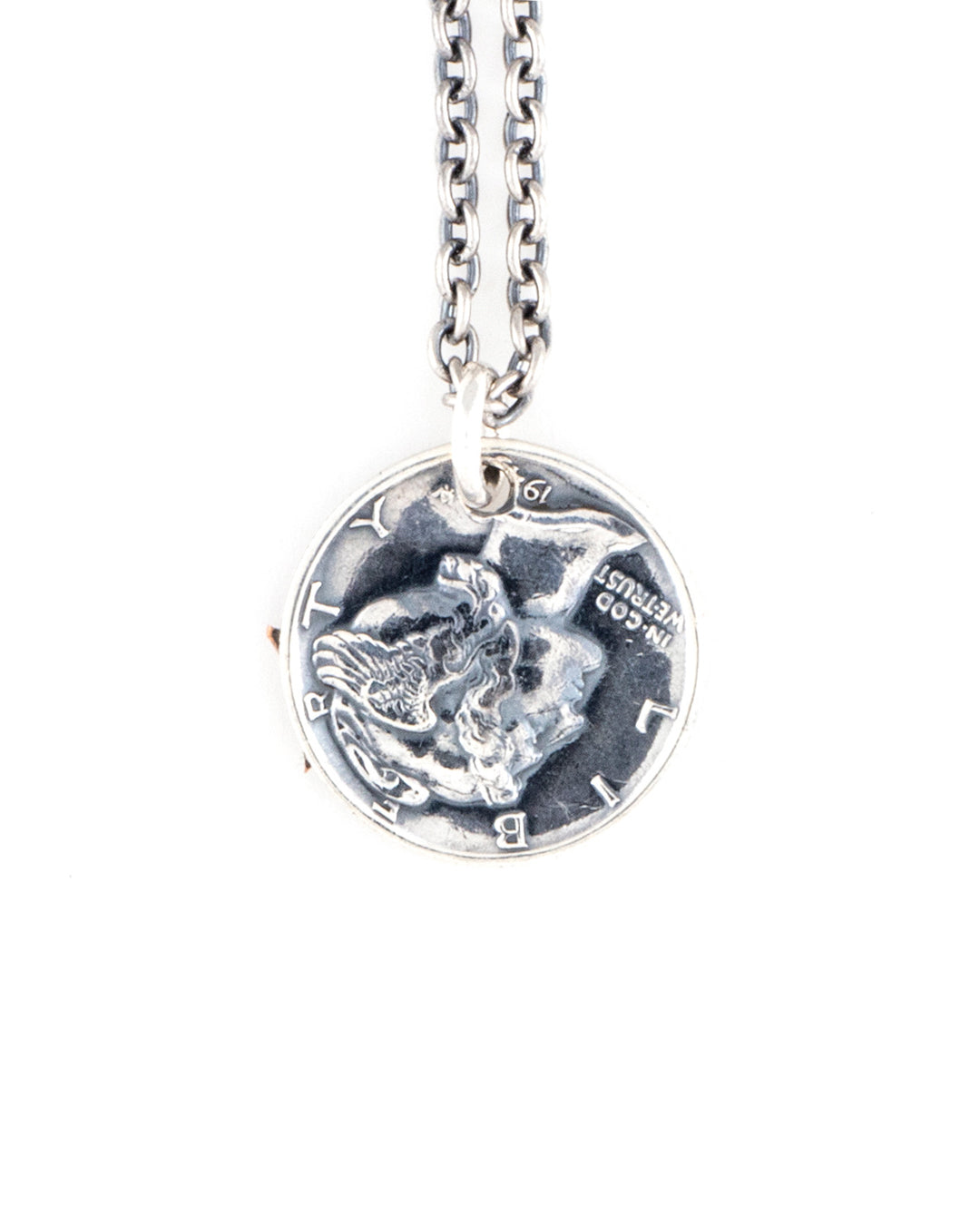 25¢ Brass Fish Pendant Necklace