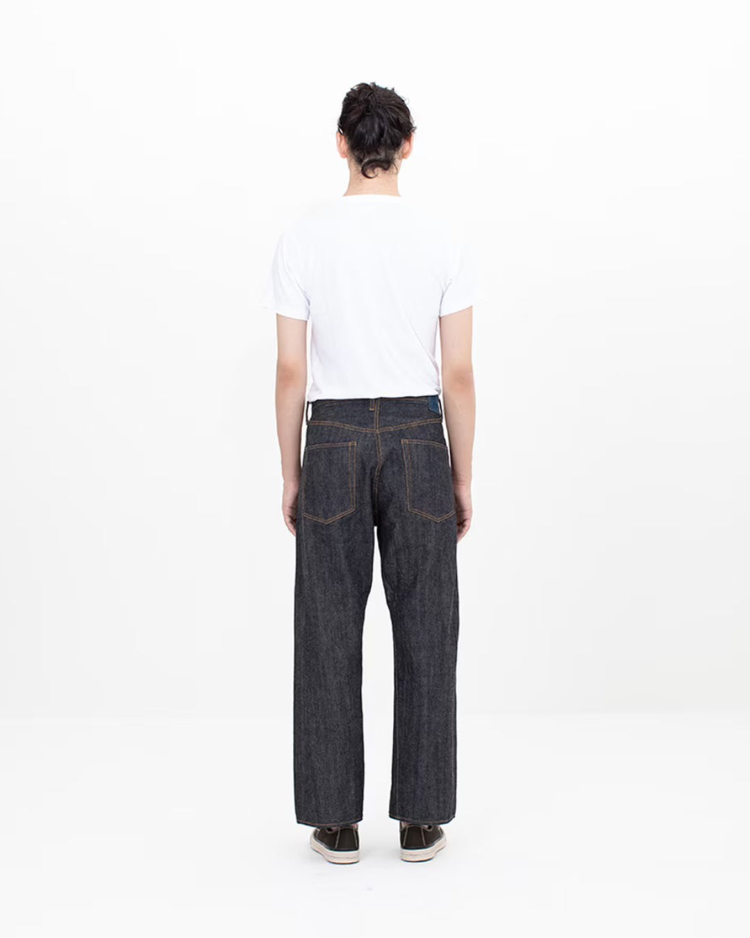Indigo Social Sculpture 01 Wide Mud OD Denim Pants