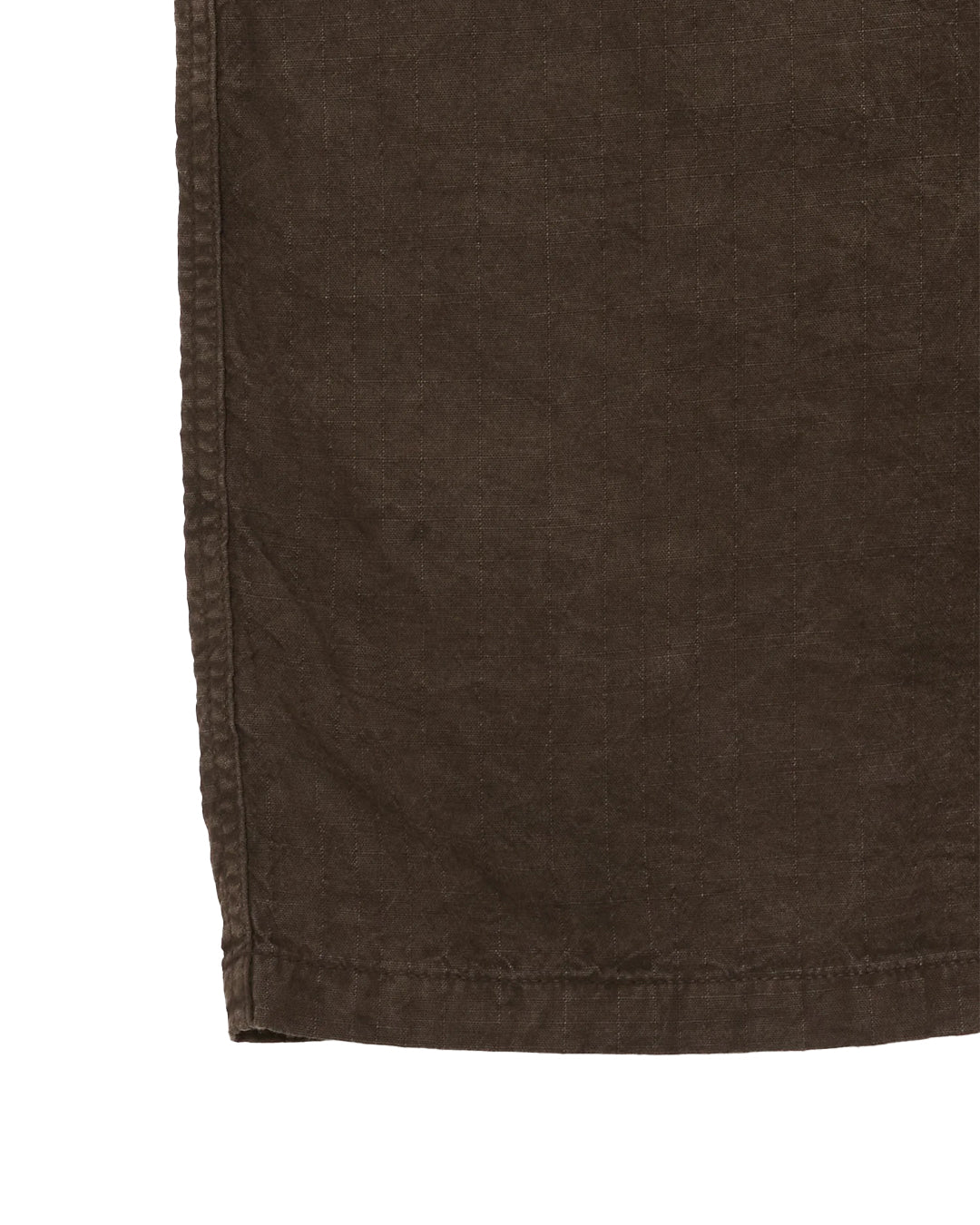 Mud Dyed Brown Lot.113 Open Collar Shirt
