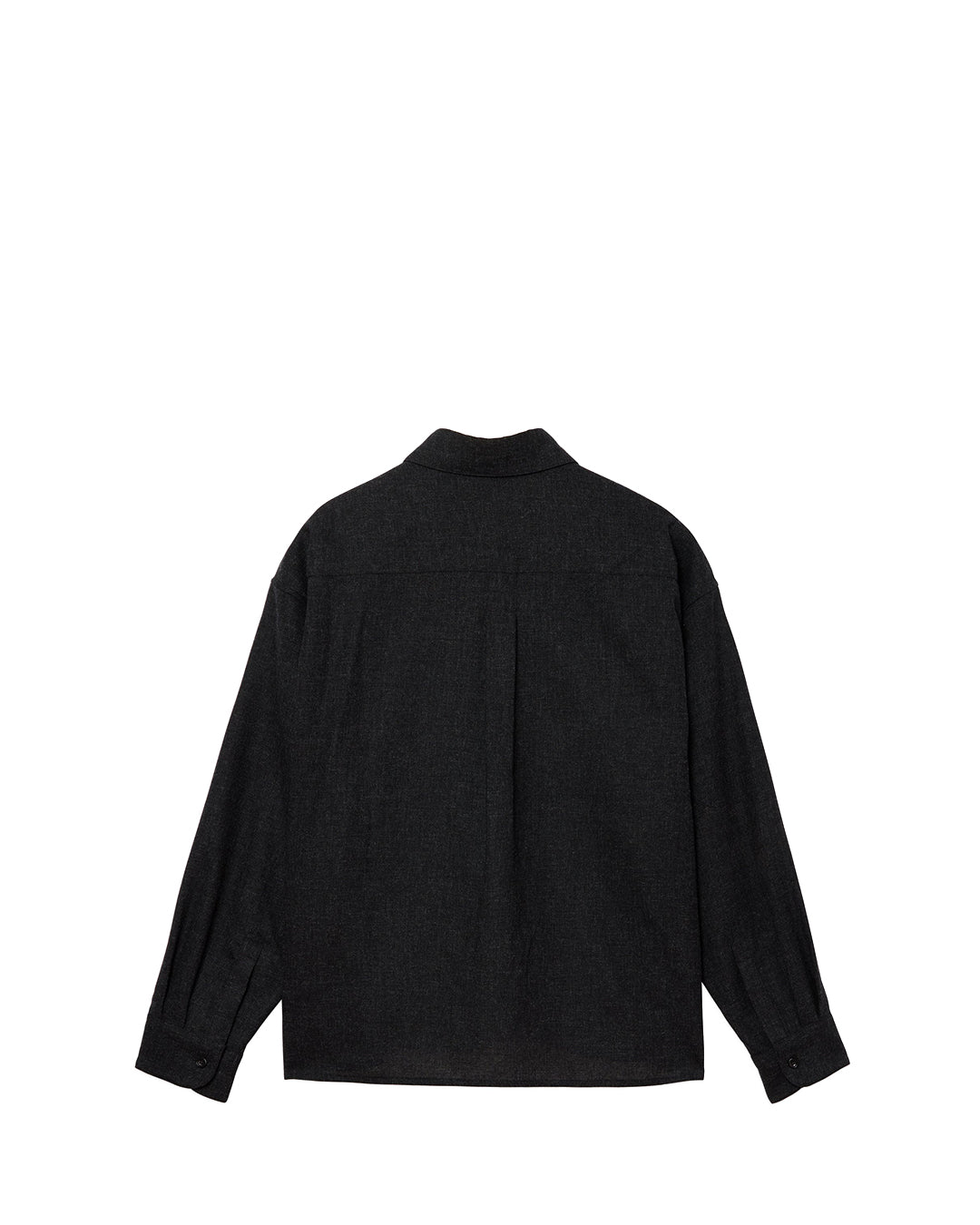 Coal Lambswool Crop Vincent Shirt
