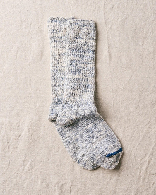 Indigo Garabou Organic Cotton Slipper Socks