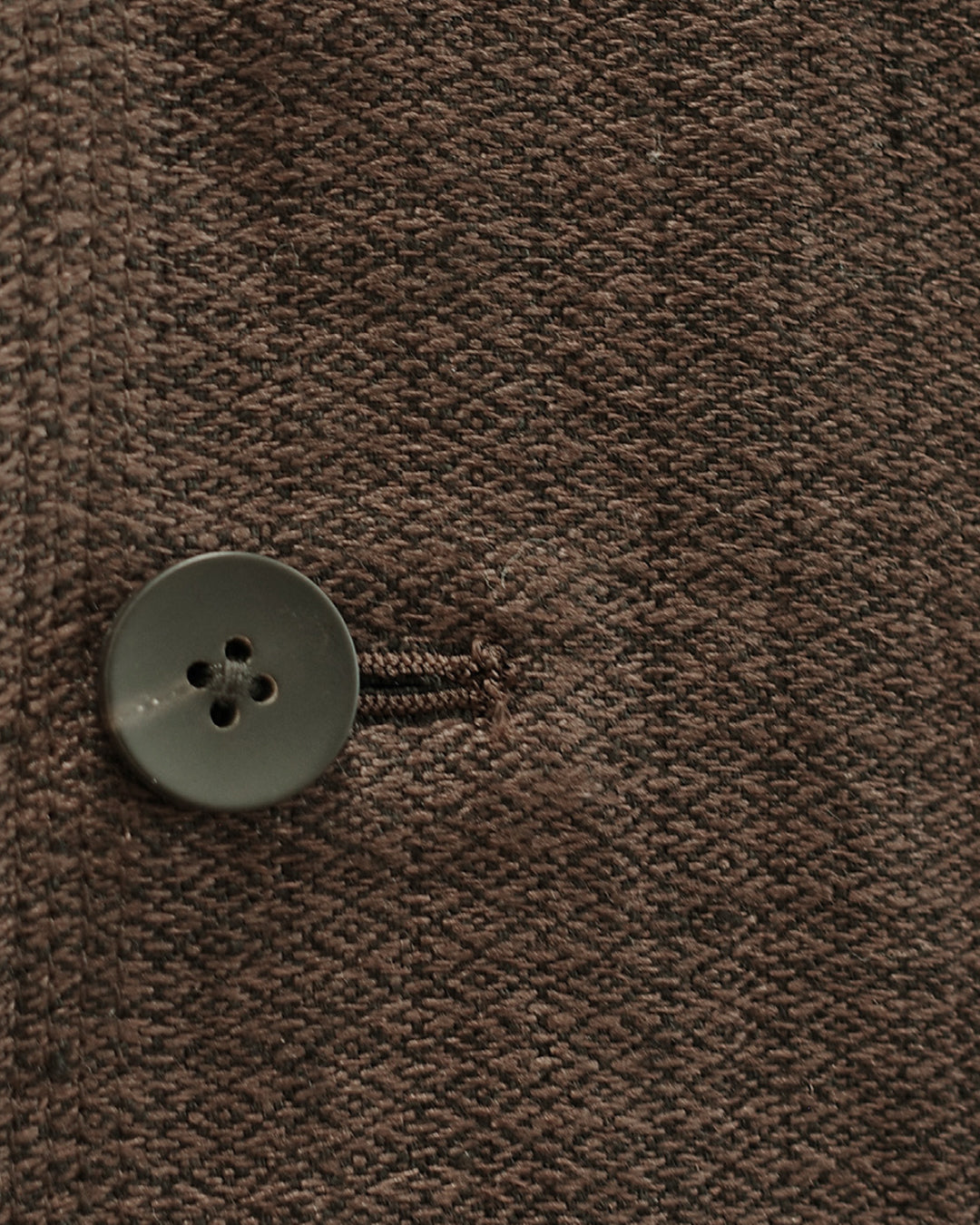 Black Mix Heavy Linen Argyle Stand Collar Soft Jacket