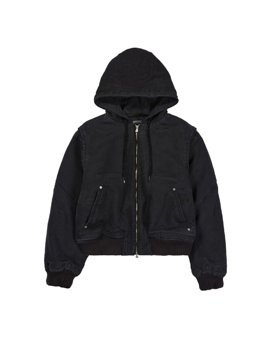 Washed Black Cotton EP.10 02 Jacket