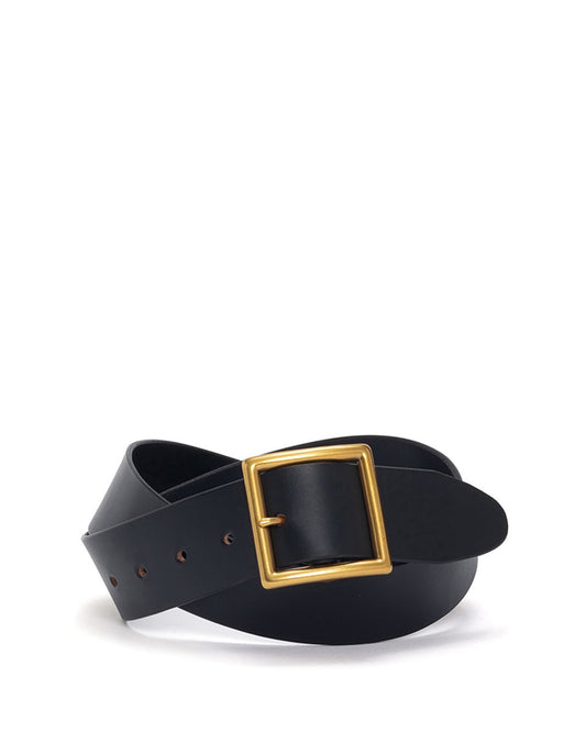 Black Horsehide Plain 40MM Belt