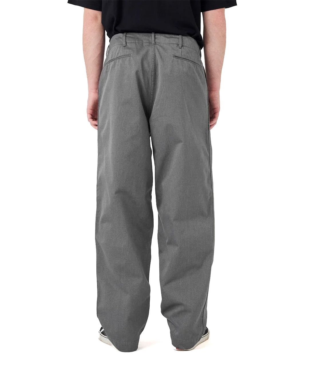 Heather Gray Wide Chino Pants