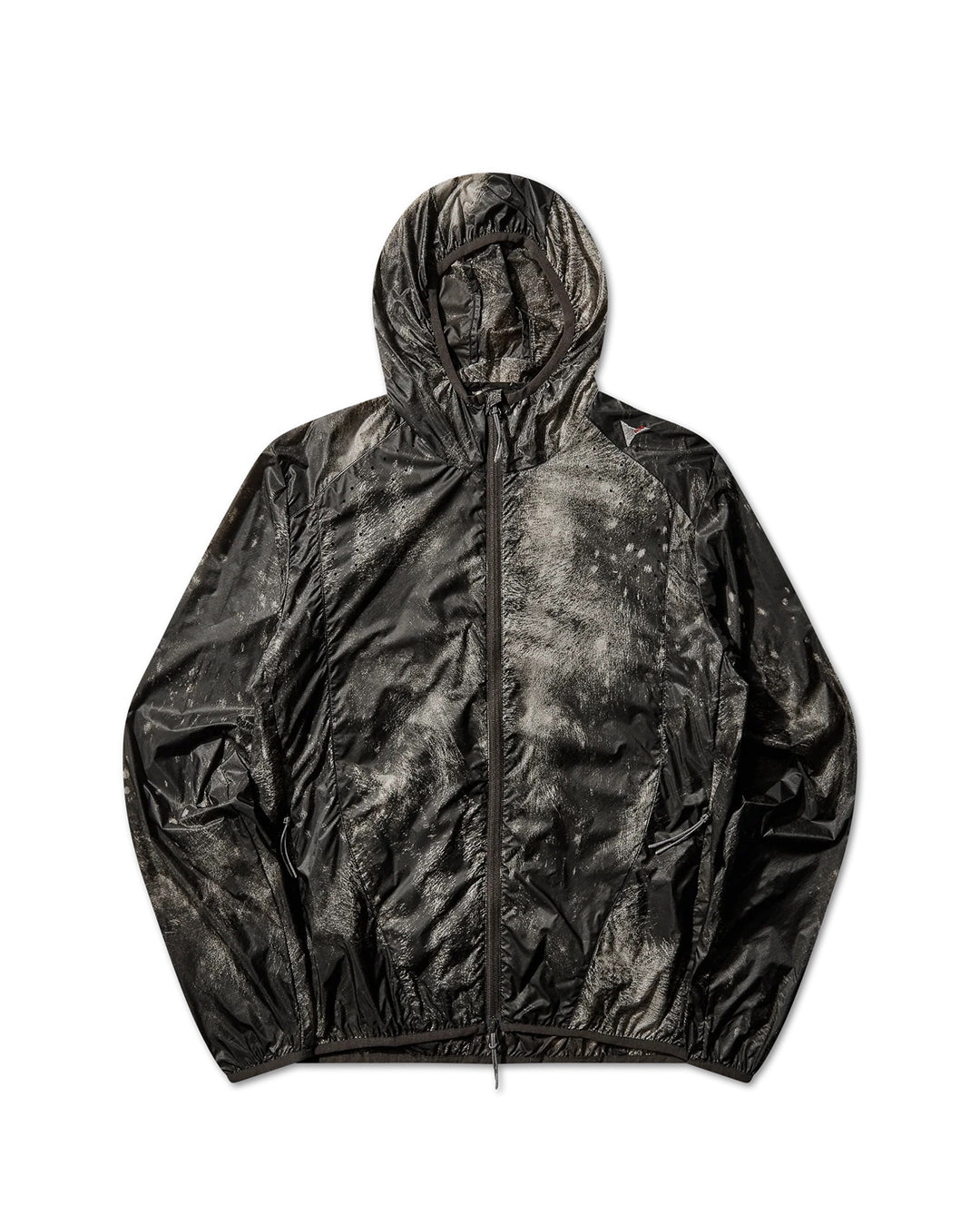 Fuzzy Dark Brown Hue Packable Wind Jacket