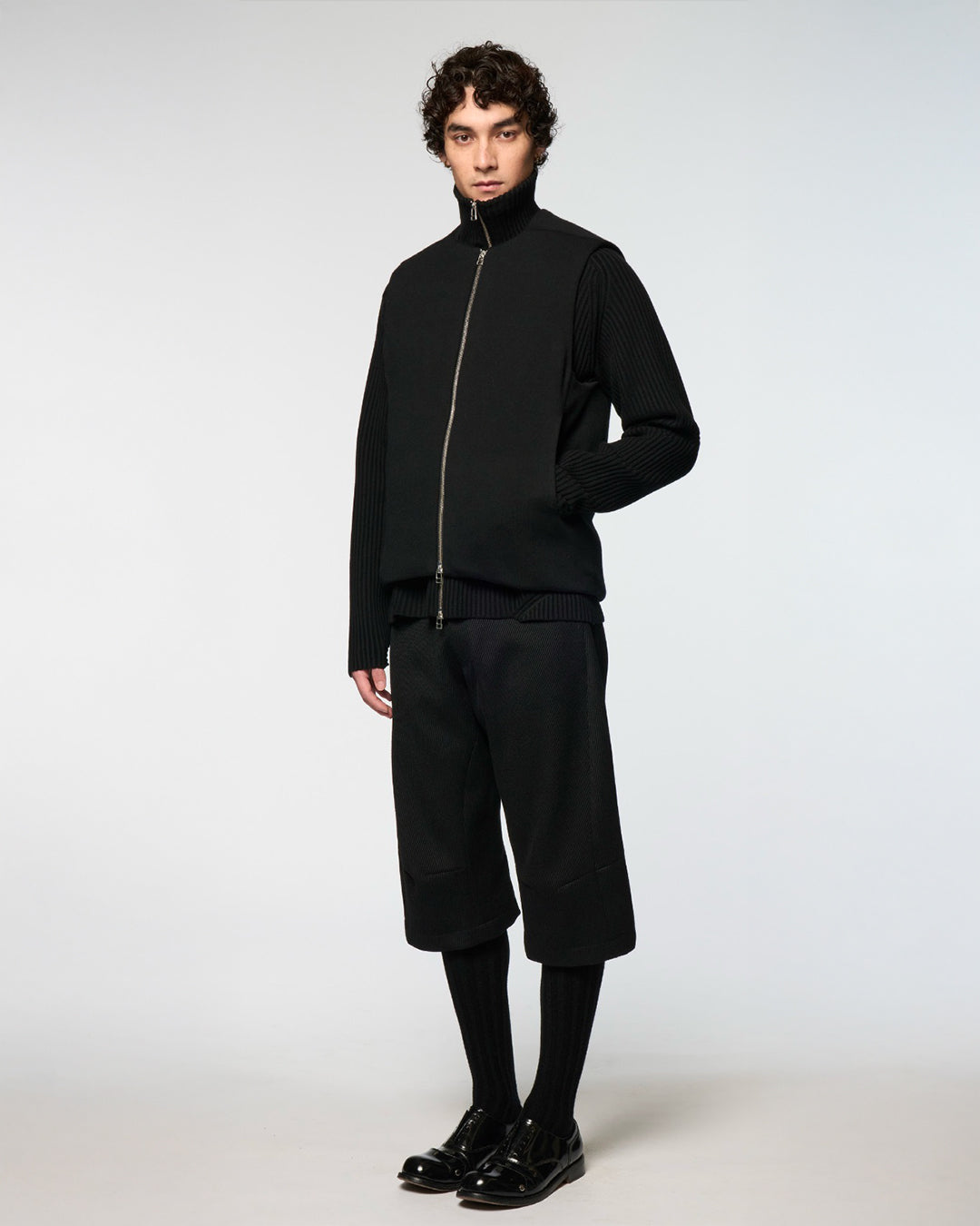 Black Umar Puffer Gilet