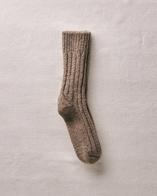 Umber Recycled Wool Organic Cotton Low Gauge Socks