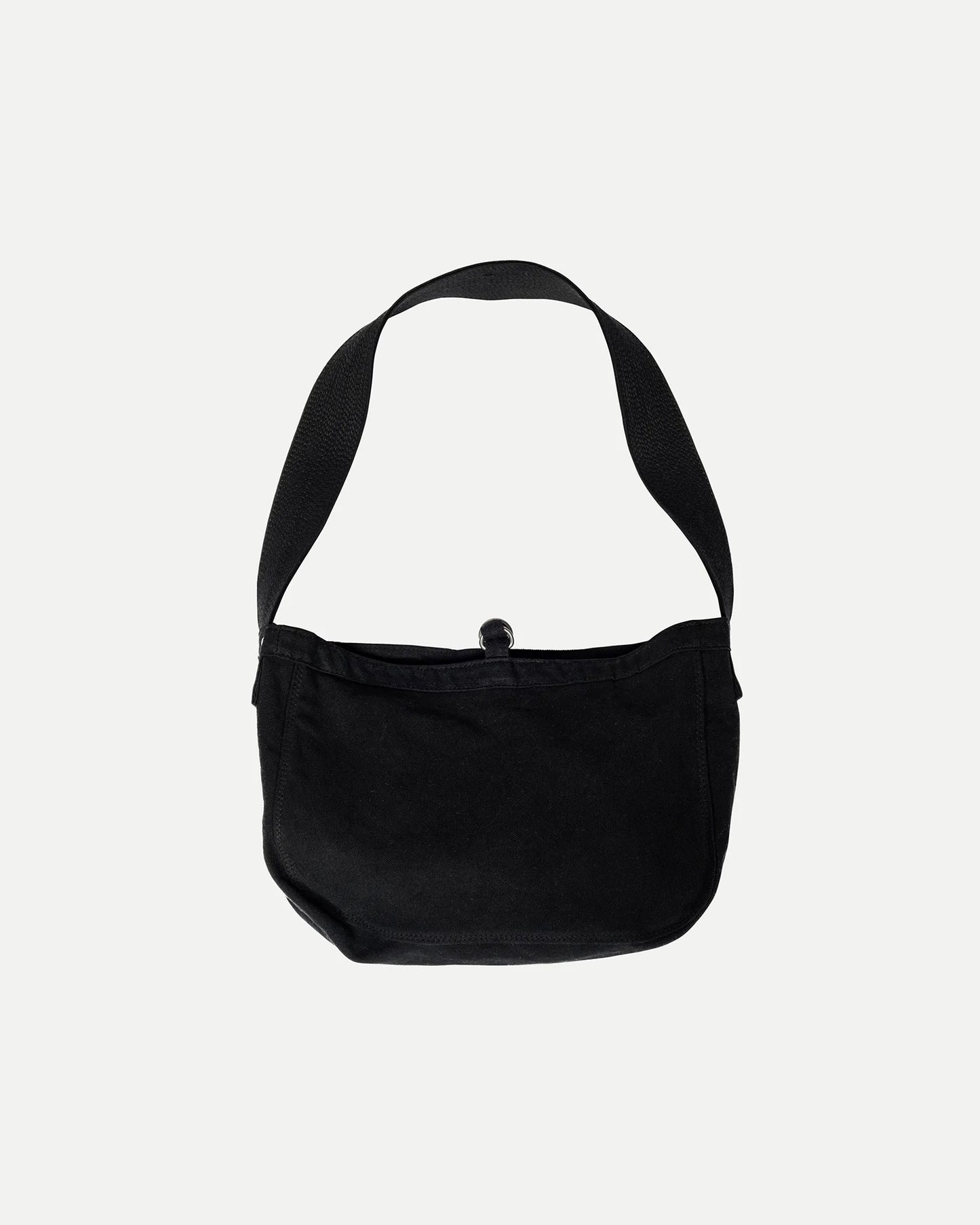 Black Cotton Lot.018 Small Newsboy Bag