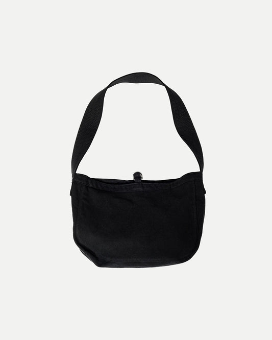 Black Cotton Lot.018 Small Newsboy Bag