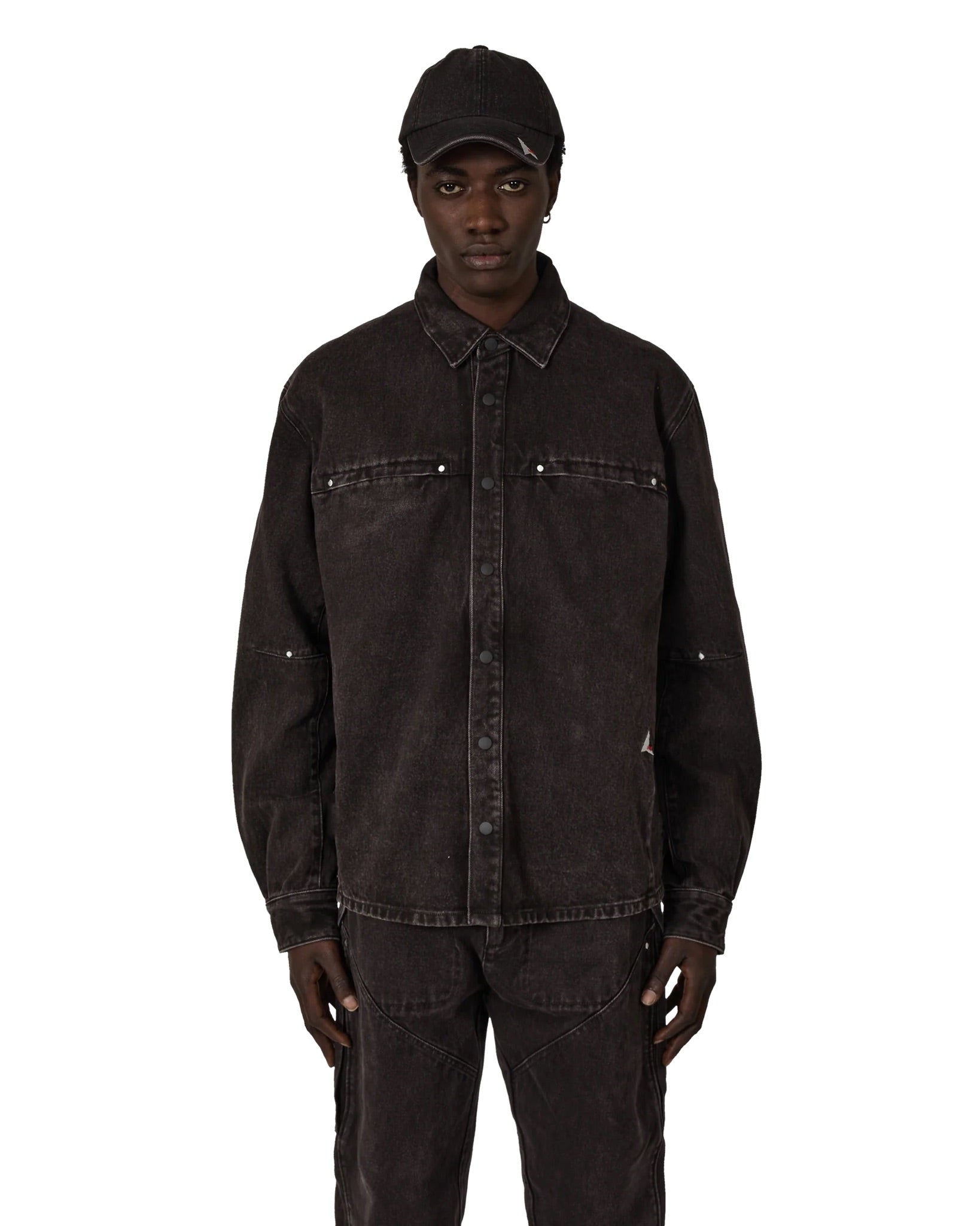 Dark Brown Lona Denim Shirt